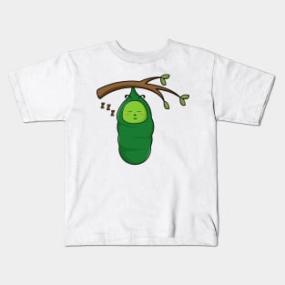 Caterpillar on Tree Kids T-Shirt